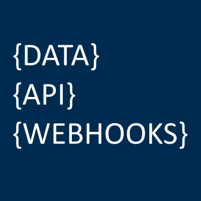 Data, Webhooks og integrationer